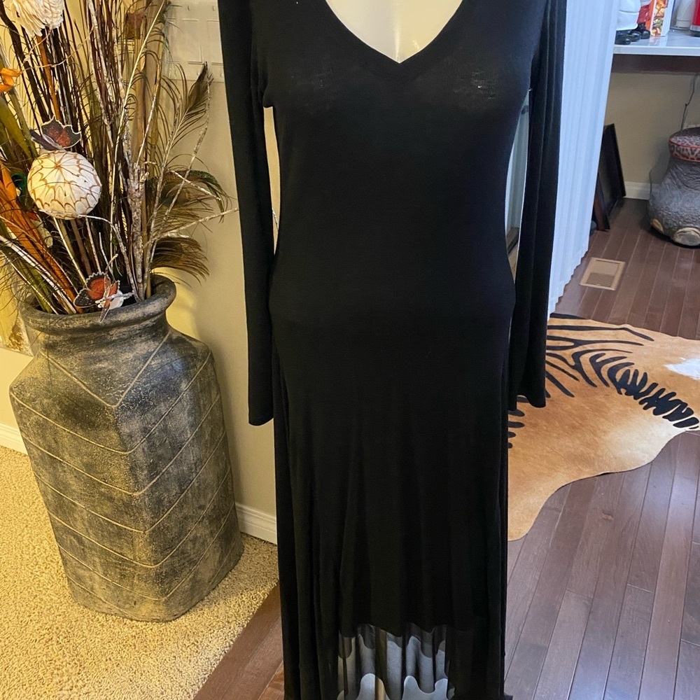 Long black dress